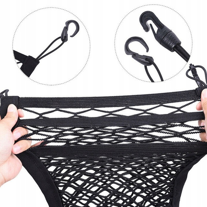 SIATKA ORGANIZER MIĘDZY FOTELE 25X30CM 2 KIESZENIE Rodzaj siatki