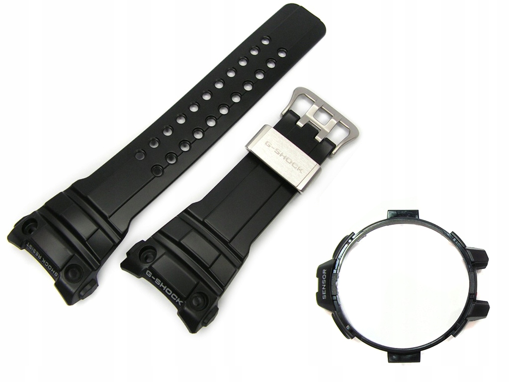 G-Shock pásek a bezel Casio GWN-1000 GWN-1000B komplet černý originální