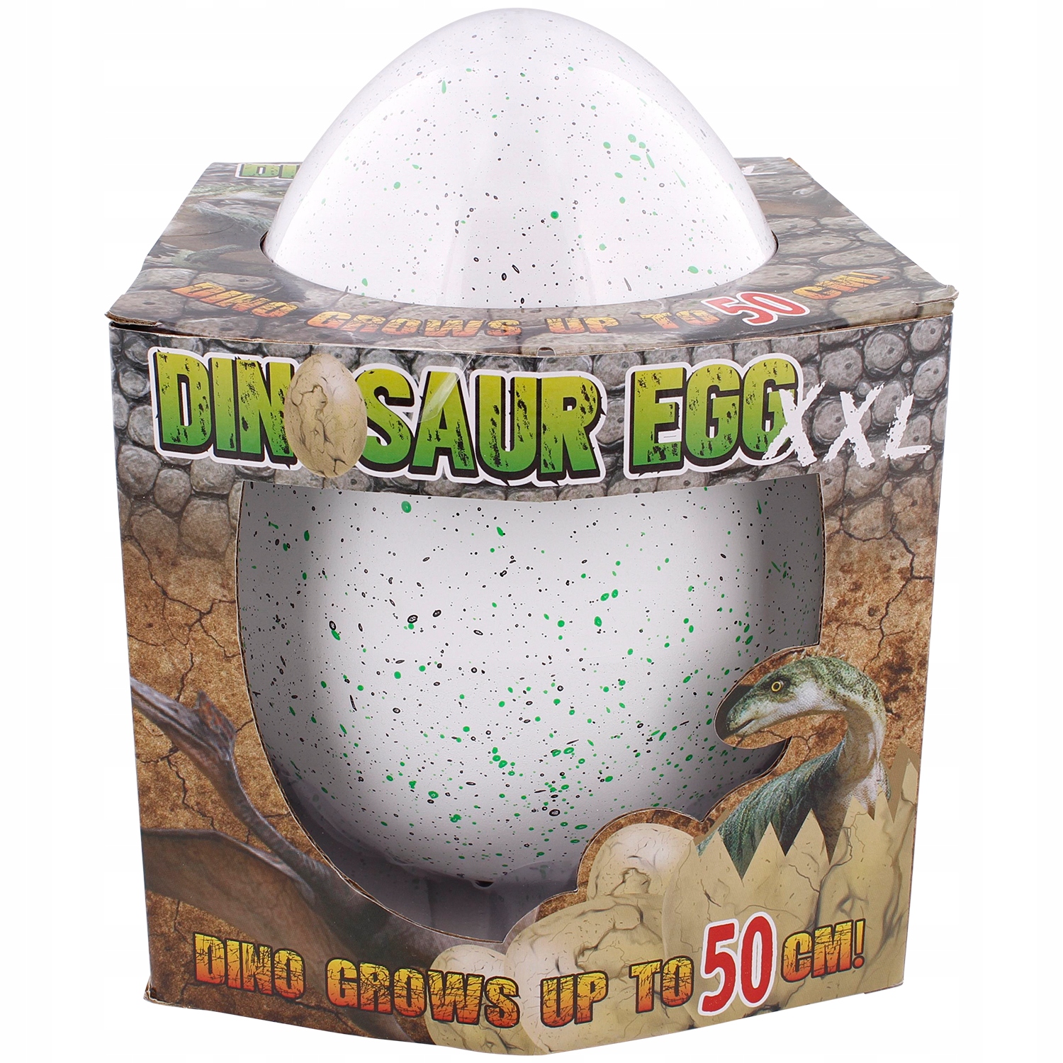 ROSNĄCE JAJKO XXL MAGICZNY DINOZAUR SUPER NOWOŚĆ 50 CM Marka inna