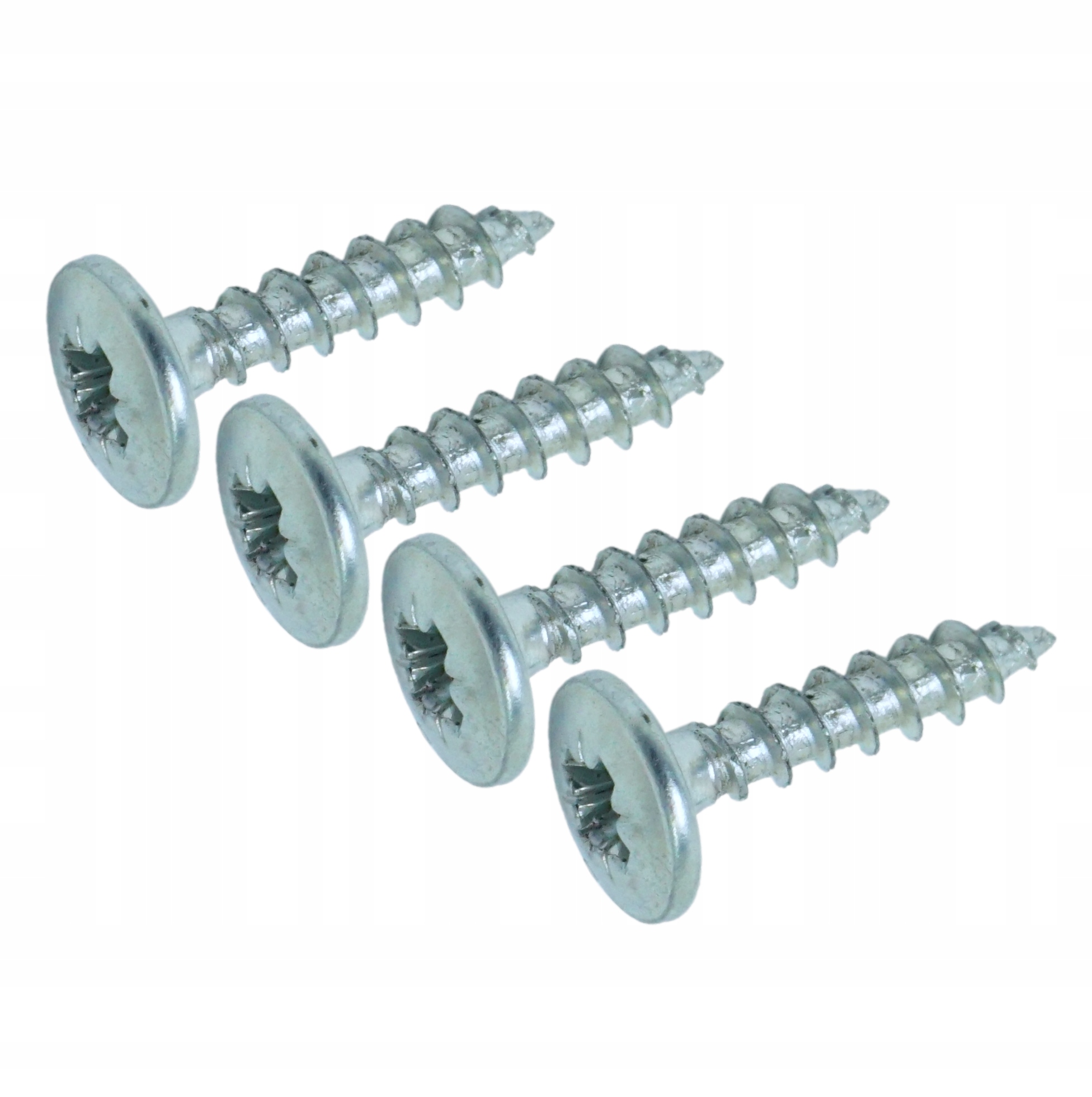 Wkręty 3,5 x 16 mm podkładkowe hartowane do drewna unix, ocynk biały