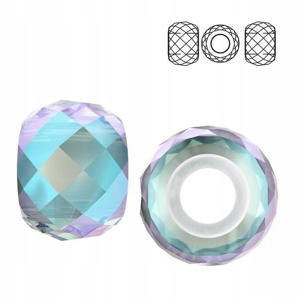 5043 MM 11 Swarovski Briolette XXL Aquamarine Shim
