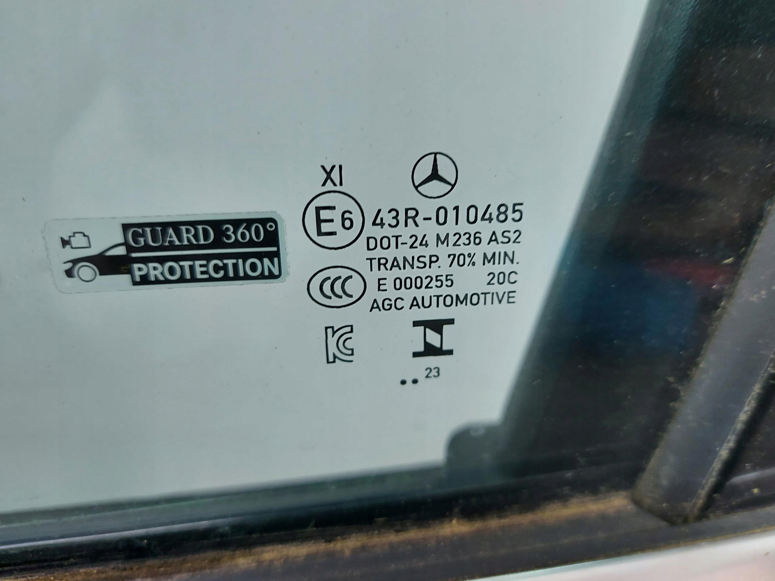 Mercedes W254 GLC 220d door left front srebrny 922