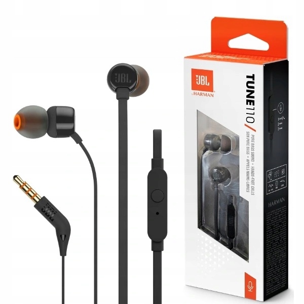 

Słuchawki z Mikrofonem mini Jack 3,5mm Jbl T110