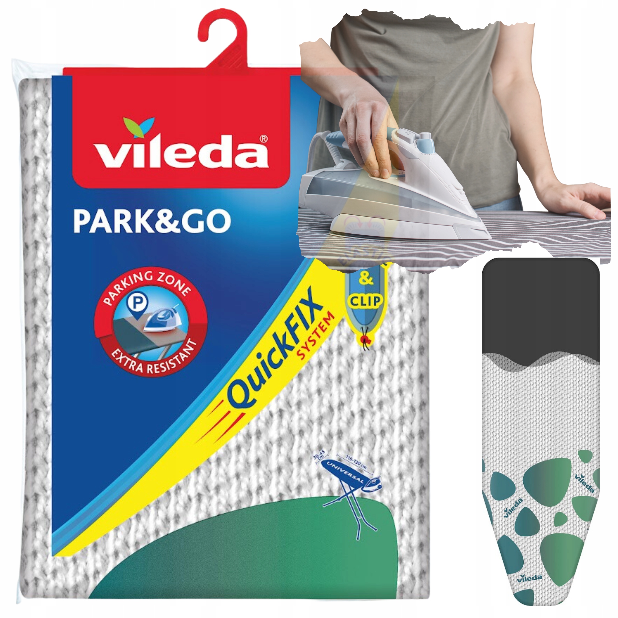 

Vileda Pokrowiec Park Go na Deskę do Prasowania