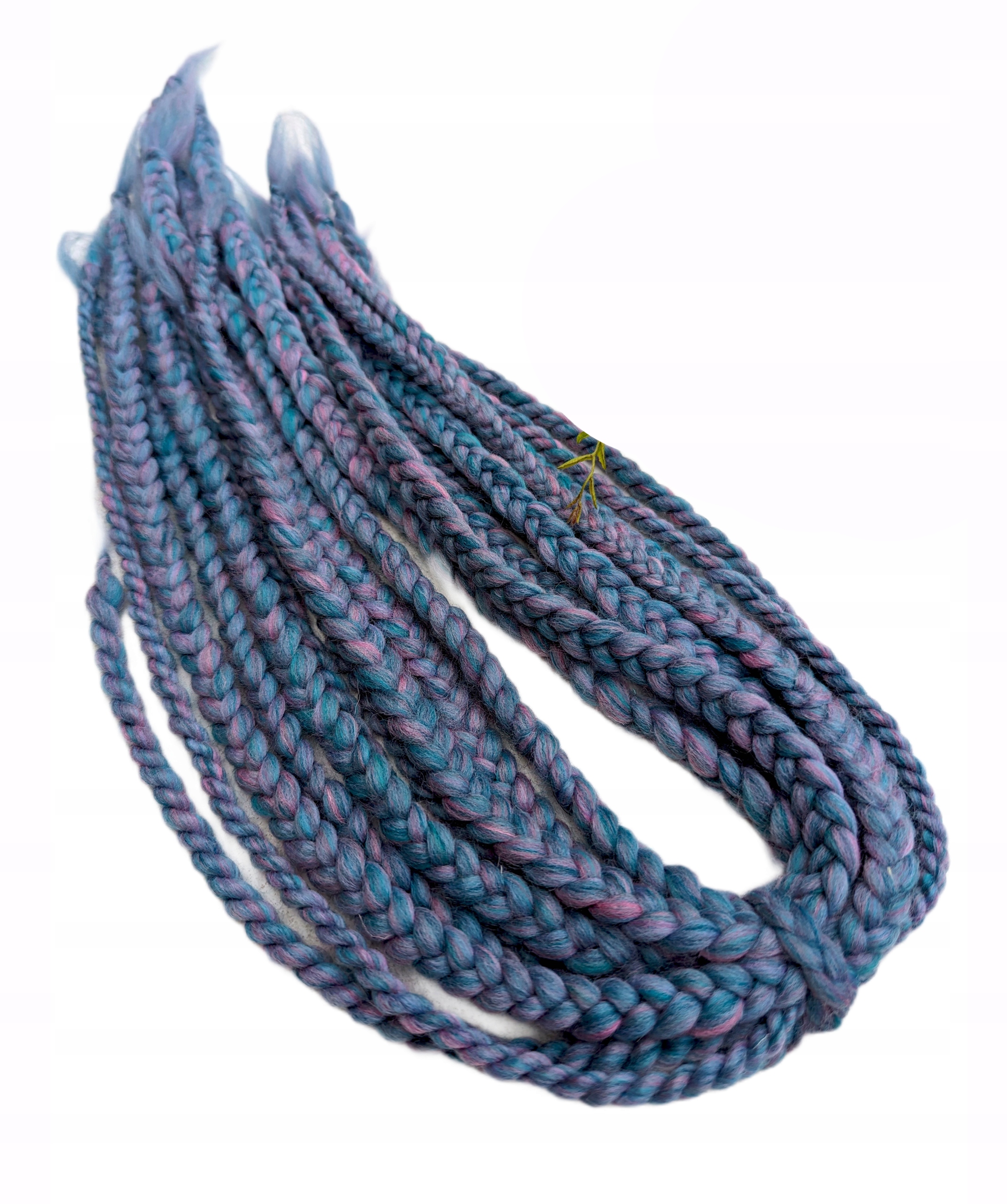 Vlněné copánky, fialové modré, Nebeské Vřesy, 40 kusů