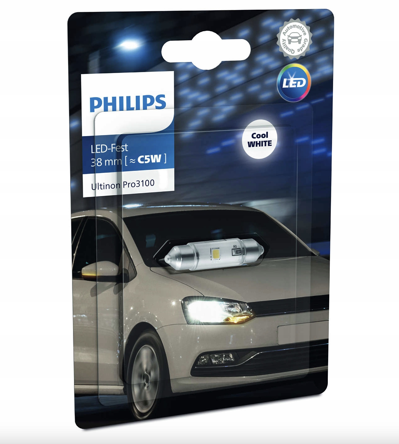 

Philips Led C5W 38MM Ultinon PRO3100 6000K Żarówka