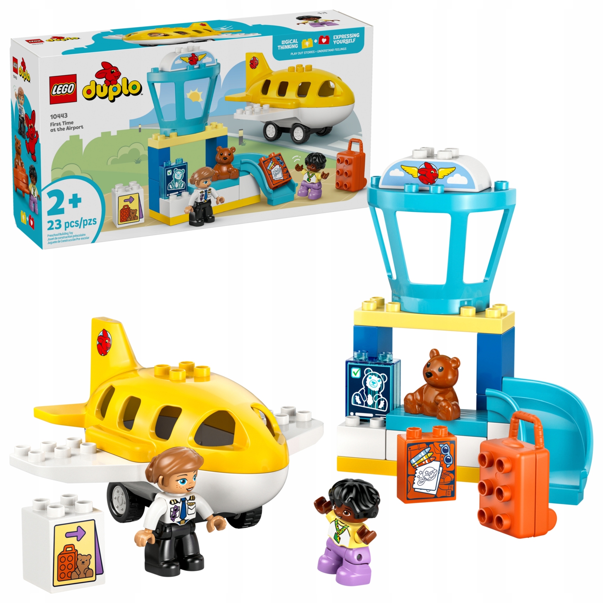 Lego Duplo 10443 Poprvé na letišti Letadlo Stavebnice pro batolata 2+