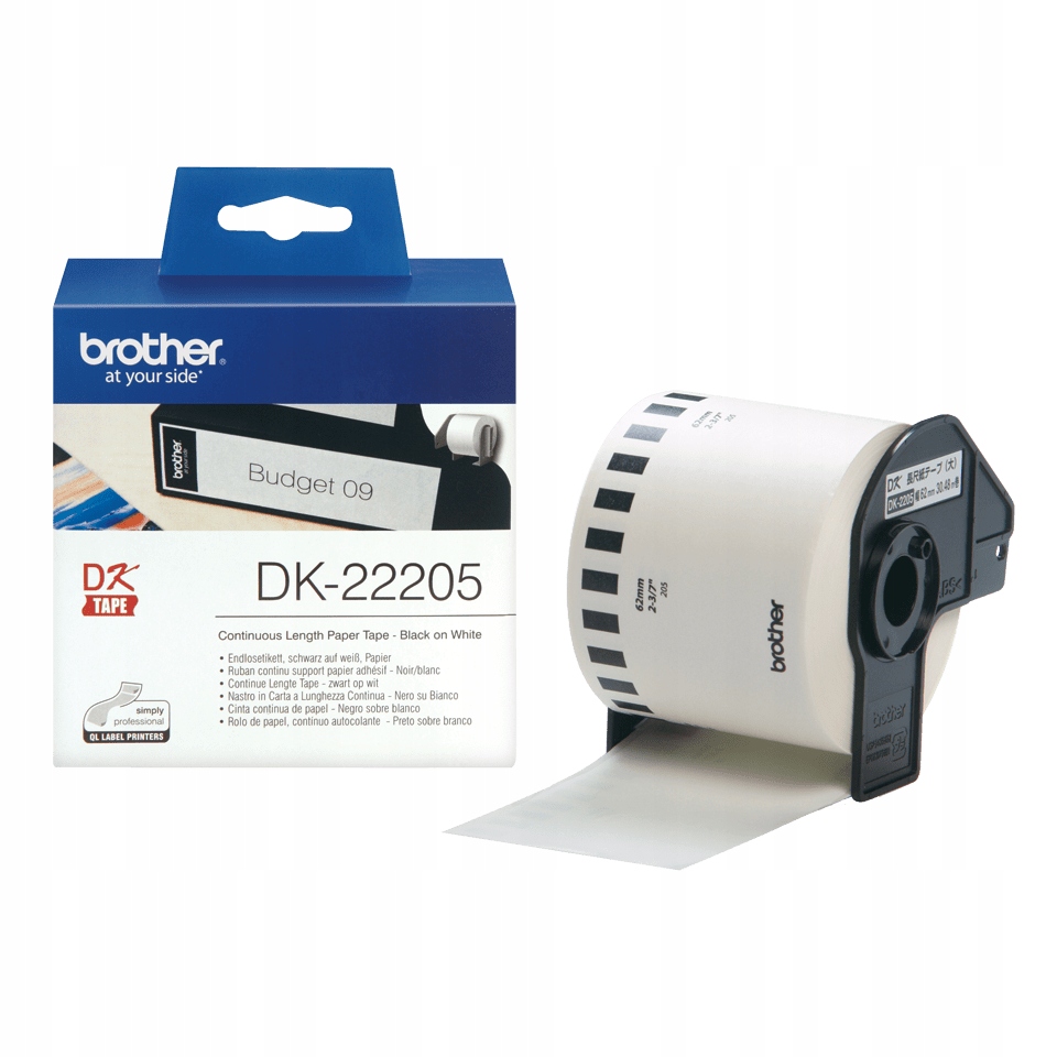 

Taśma ciągła Brother Ql 62mm DK-22205 oryginalna