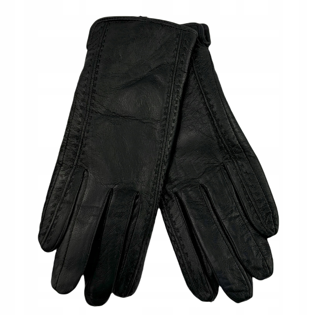 Kožené rukavice Toscanio LG-A1608 XL, černá barva