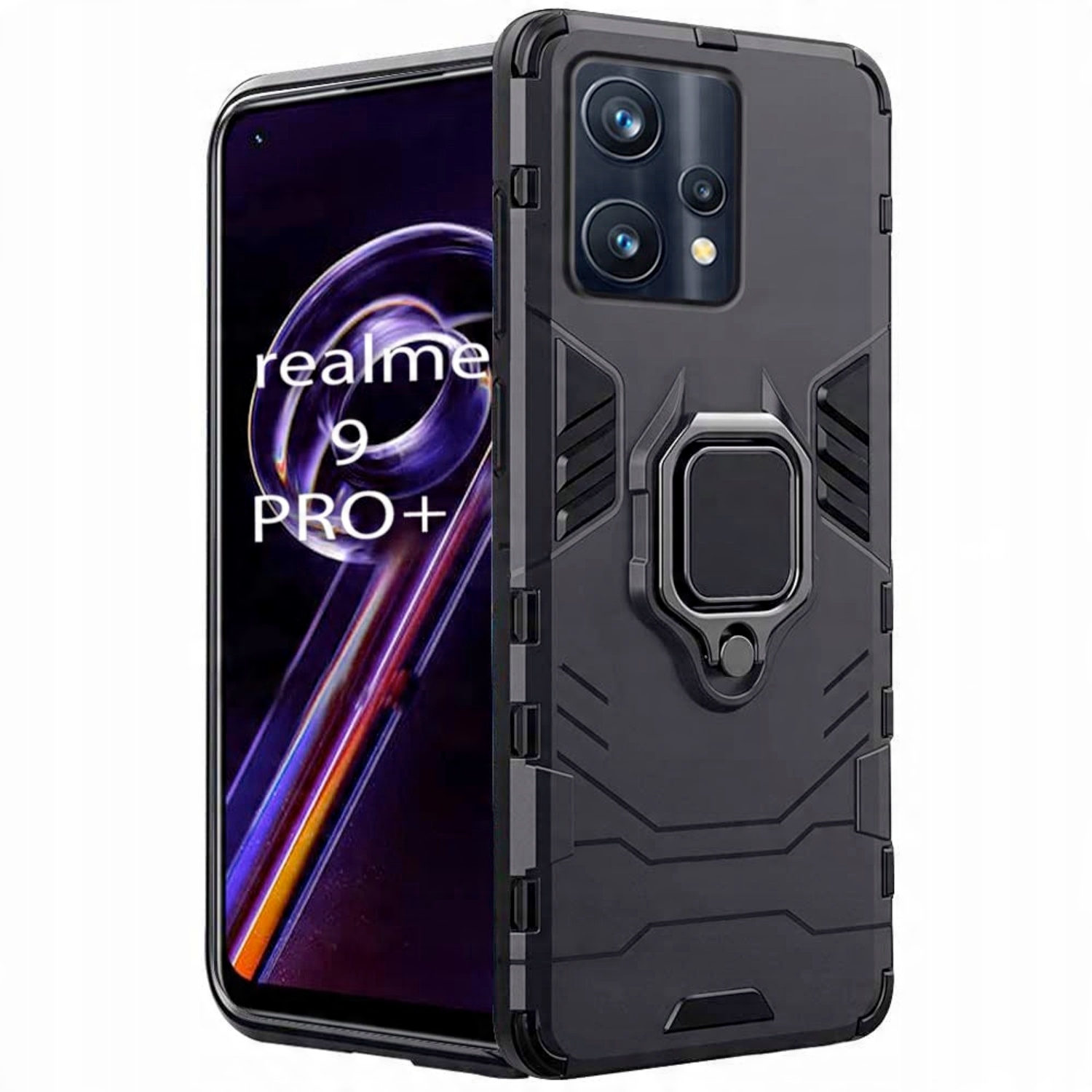 

Etui Pancerne Do Realme 9 9 Pro+ Obudowa Holder