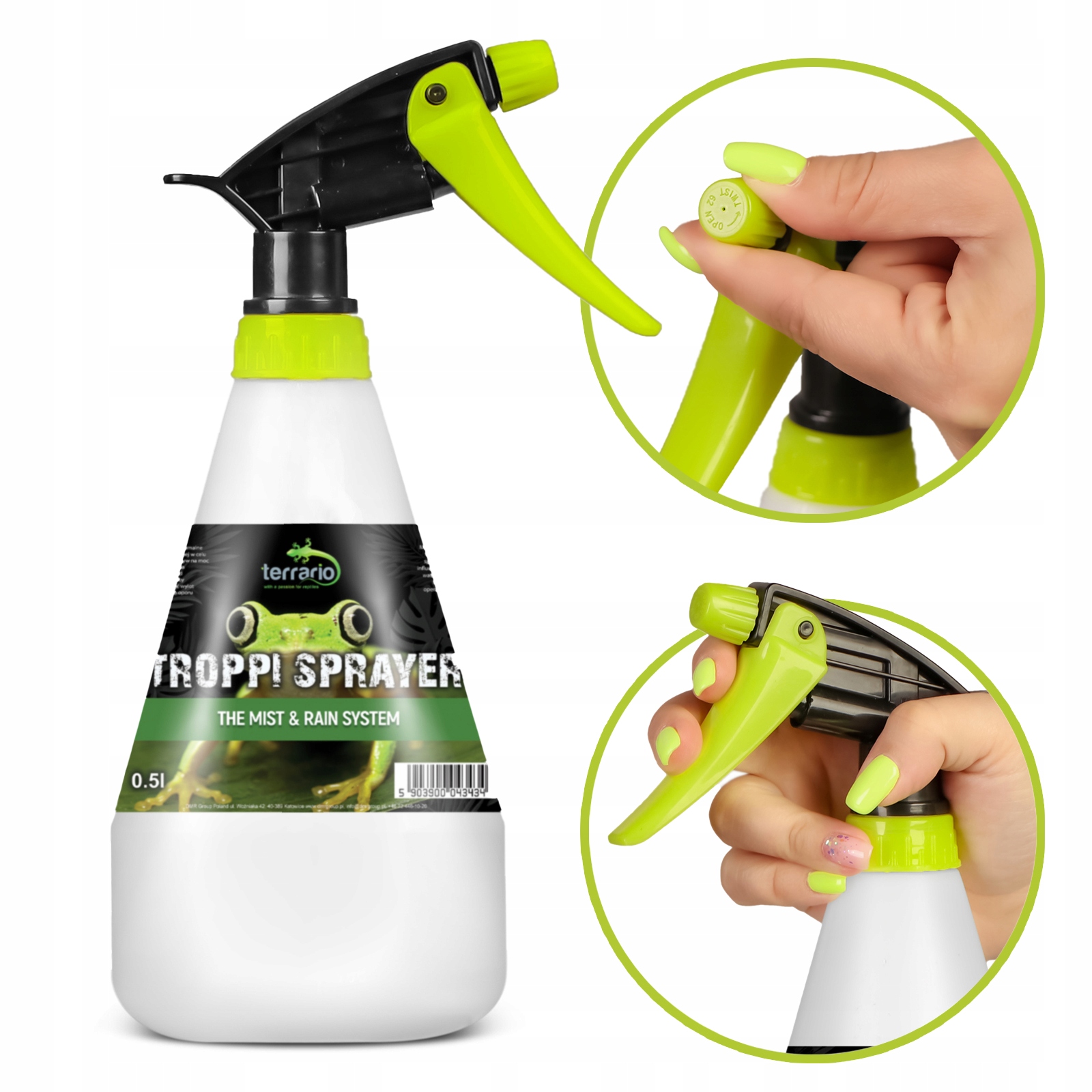 

Zraszacz I Zamgławiacz Terarrium Ręczny 500ML