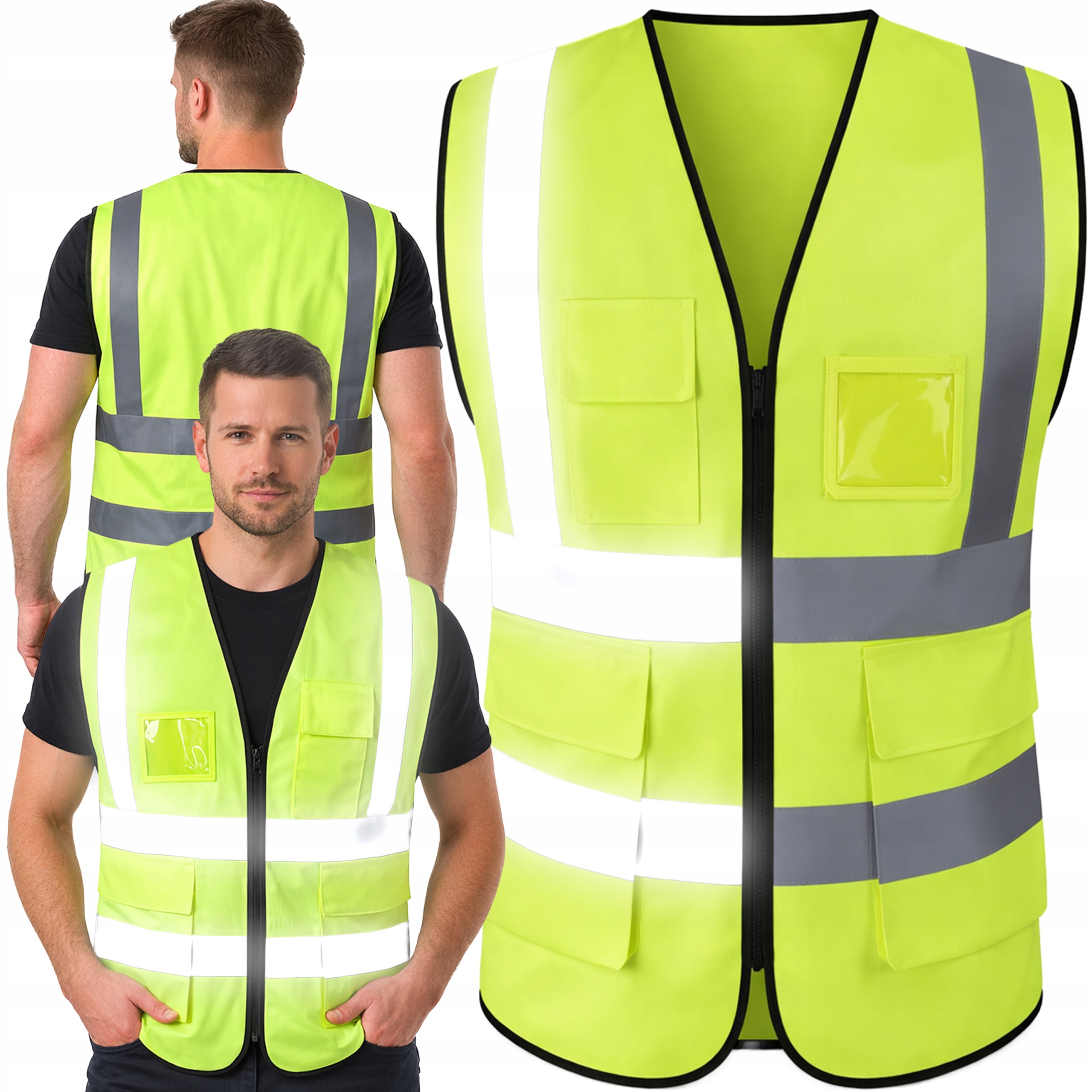 Kamizelka odblaskowa RETOO unisex uniwersalny