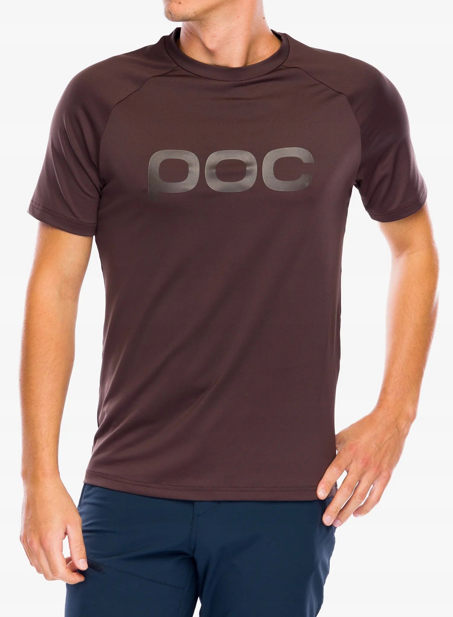 Cyklistický dres Poc Reform Enduro Tee axinite brown S