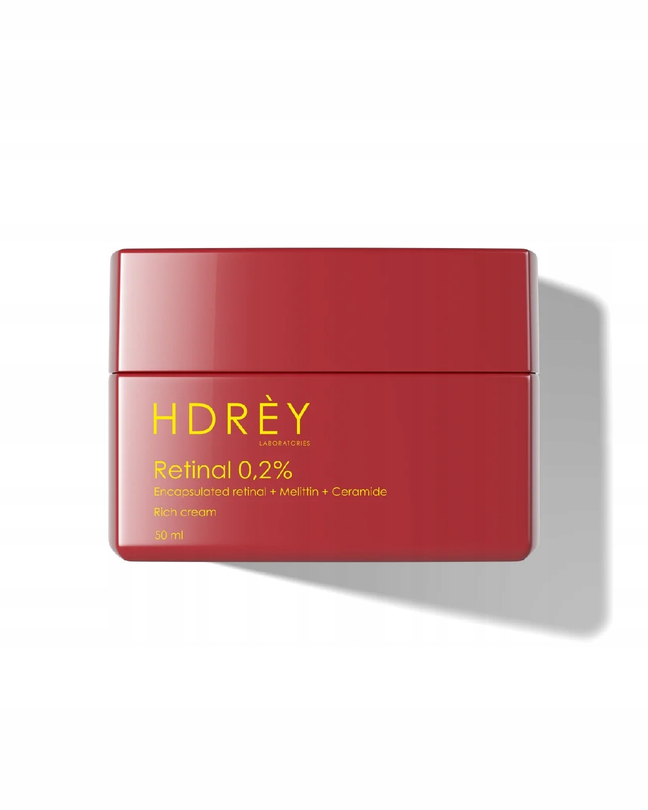 Hdrey Redukująco-stymulujący krem do twarzy na noc z retinalem 0,2% 50 ml