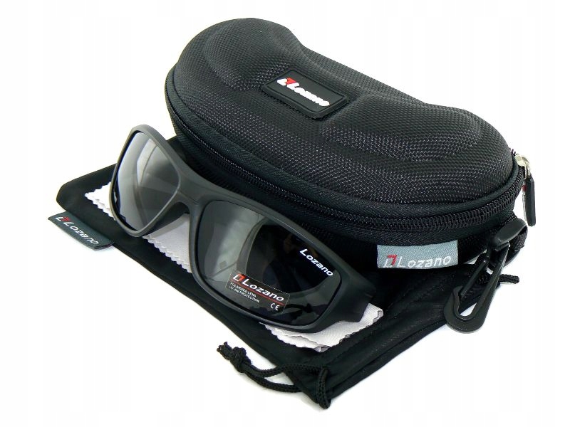 Značkové Sluneční Brýle Lozano s polarizací Uv Sportovní sada Černá Uv