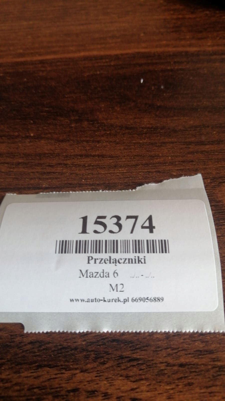 Commandes MAZDA 6 G33H66170