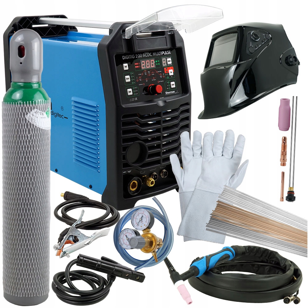 

Spawarka Sherman Tig 200 Ac DC Multi Puls zestaw