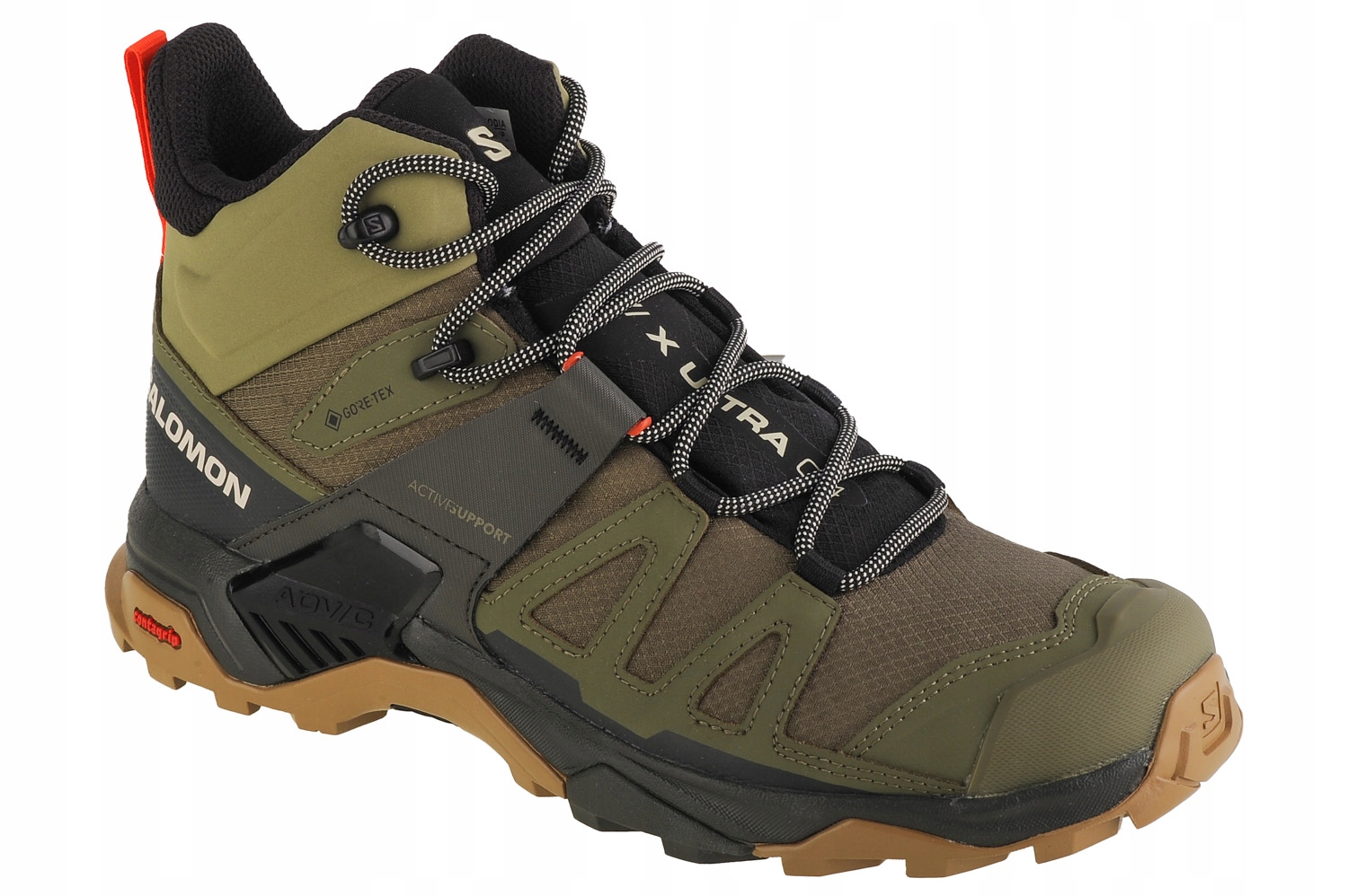 Salomon X Ultra 4 MID Gtx [46 2/3] Trekkingové boty pro muže, zelená tkanina
