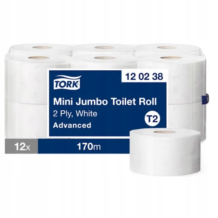 Tork Mini Jumbo T2 toaletní papír 170 m 12 rolí