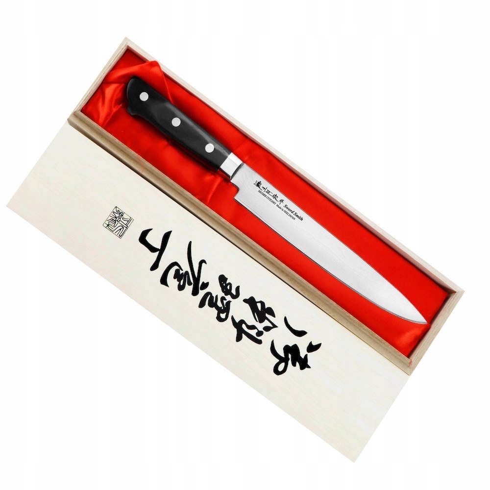 Satake Daichi Japonský ostrý kuchynský nôž na porciovanie mäsa 60 Hrc 20 cm