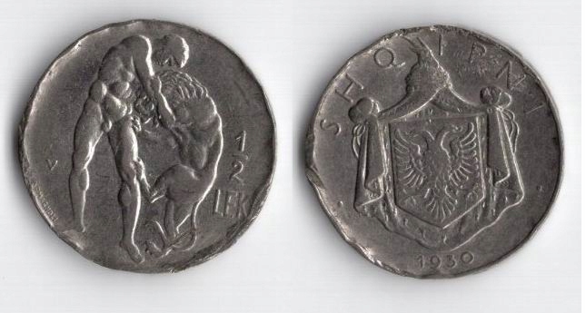 ALBANIA 1930 1/2 LEK