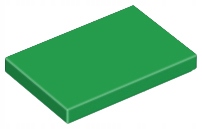 

Lego 26603 płytka tile 2x3 zielony 1 szt Nowy