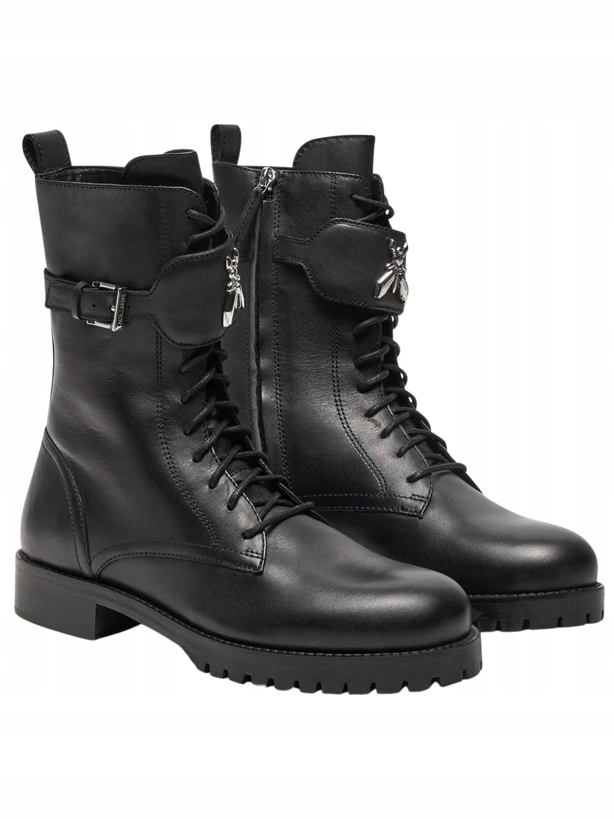 Botki damskie Patrizia Pepe 8Y0080 L078 czarny Shoes: 40
