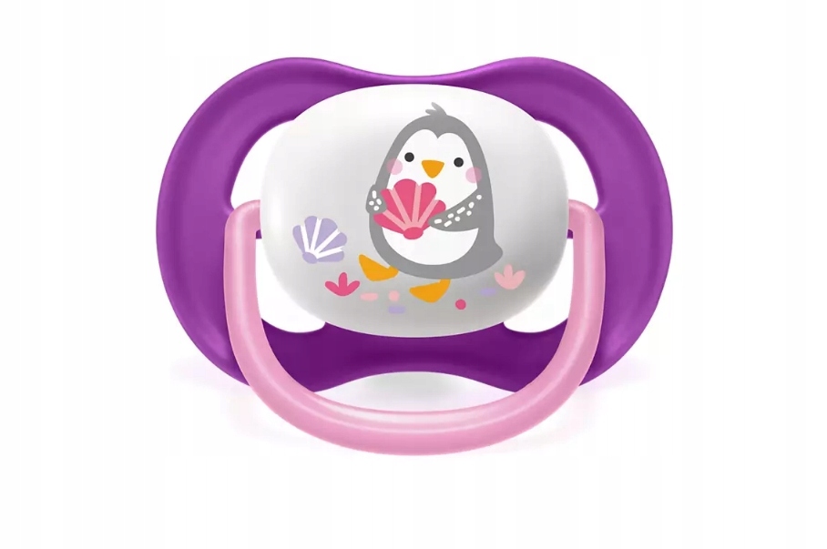 AVENT 2x SMOCZEK ODDYCHAJĄCY 6-18M +ETUI SCF080/08 Materiał smoczka silikon