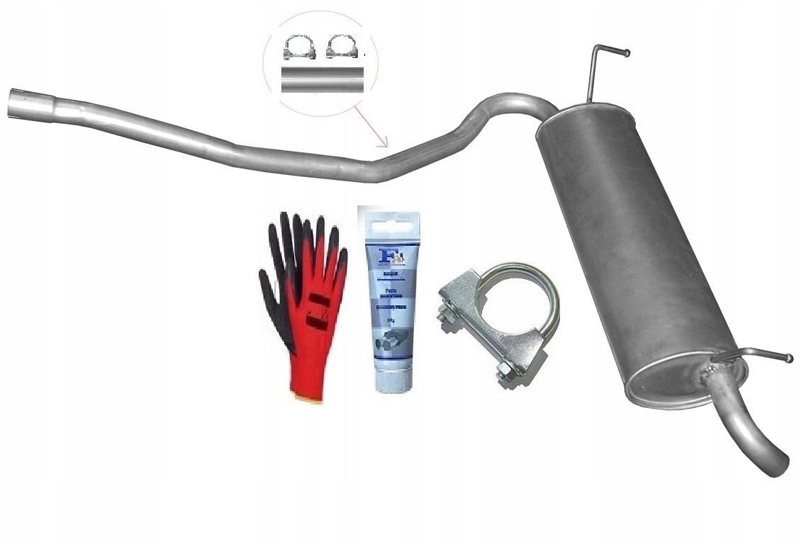 Fiat Panda II 1.3 Jtd 16V 4X4 51kW (od roku 2006) TLUMIČ+bonus