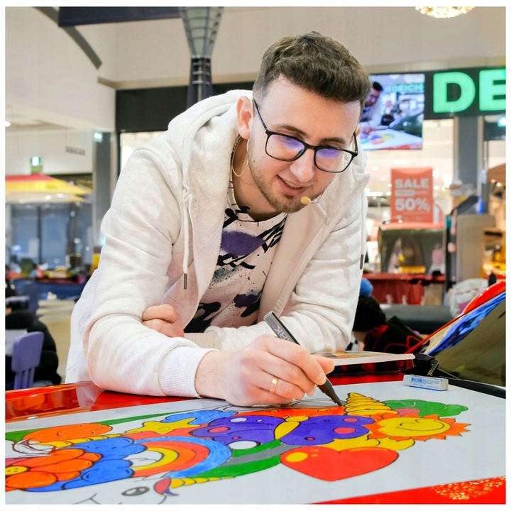 Markery z farbą BRUSH ARTYSTYCZNE mazaki do rysowania 18 sztuk Rodzaj promarkery