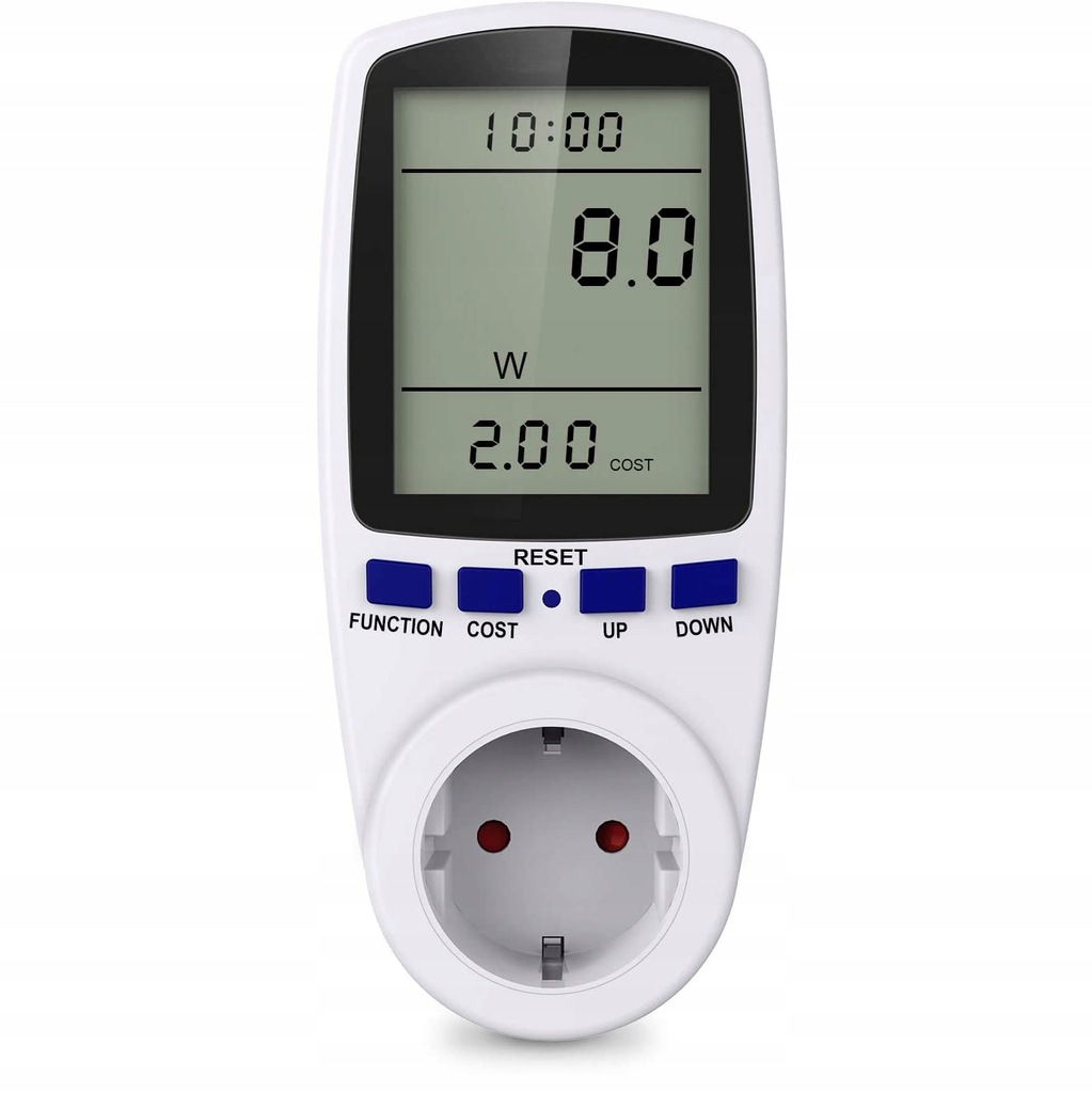 LICZNIK WATOMIERZ POBORU PRĄDU ENERGII MIERNIK Maksymalny prąd 16 A