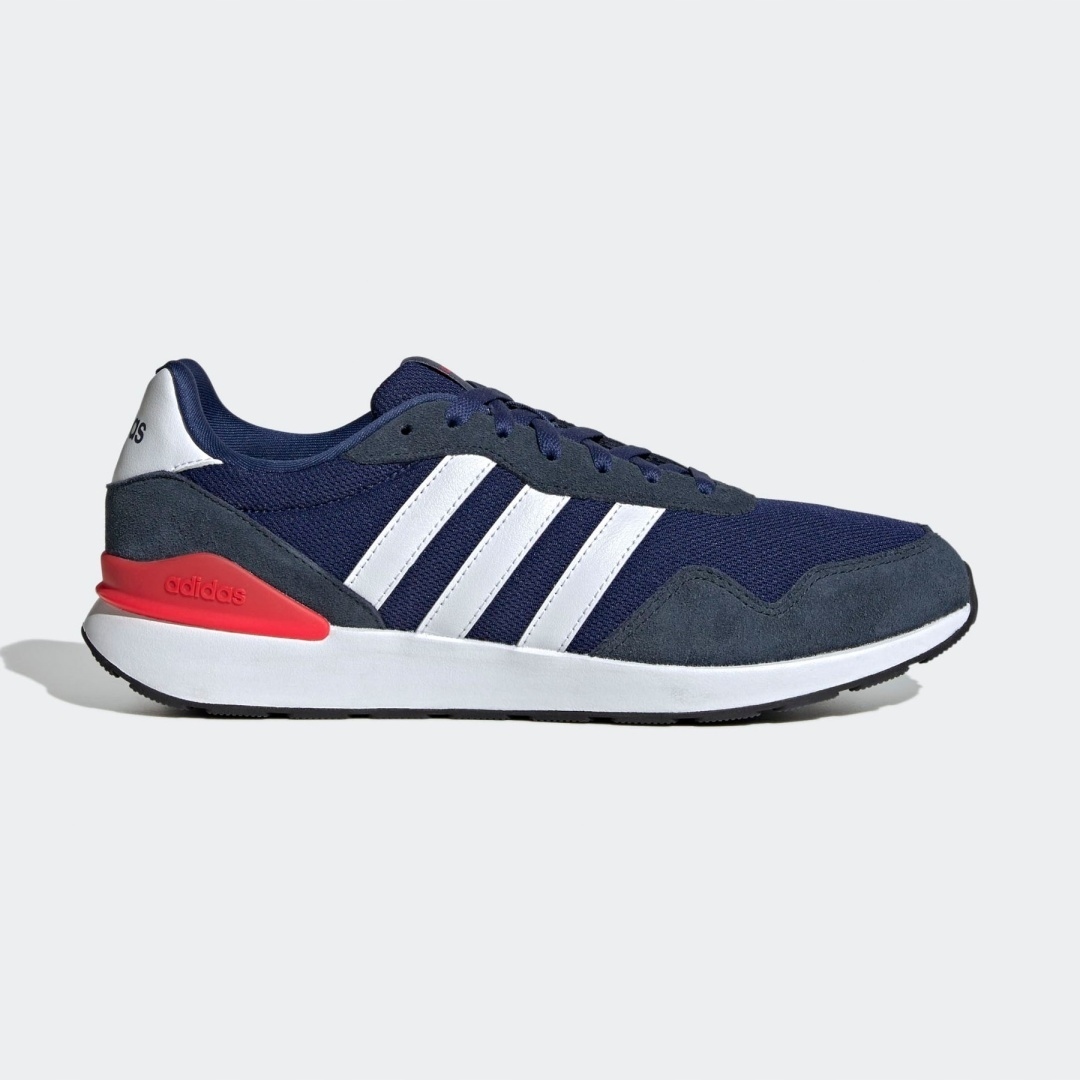 Adidas Run 60s 4.0 JR6620 pánské boty tmavě modré pohodlné klasické tenisky