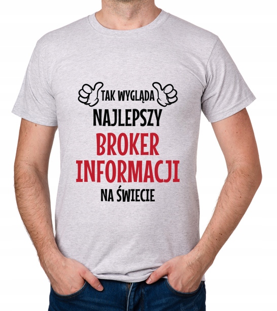 

koszulka Najlepszy Broker Informacji prezent