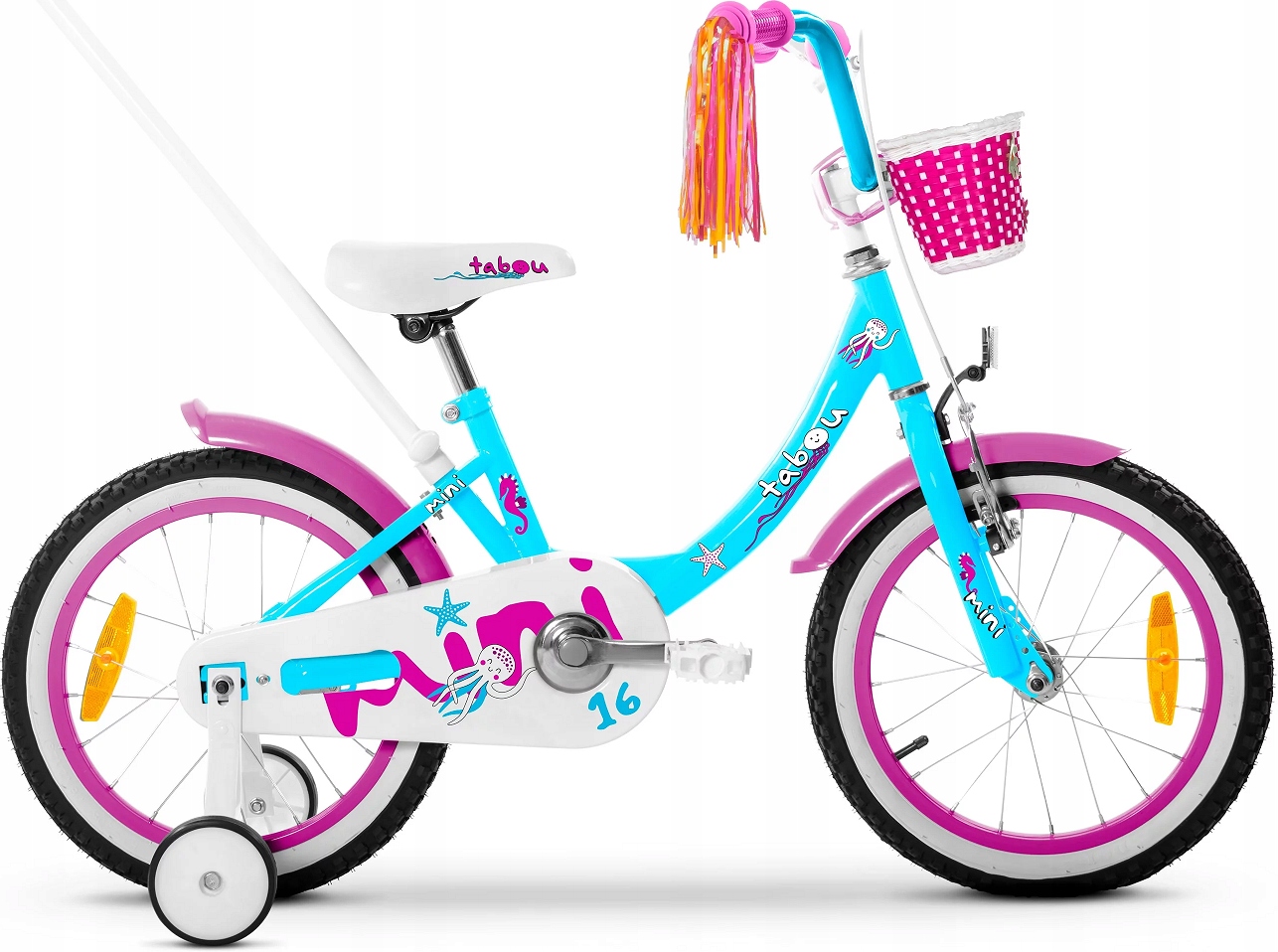 Rower dziecięcy Tabou Mini Girl 14" Alu blue berry