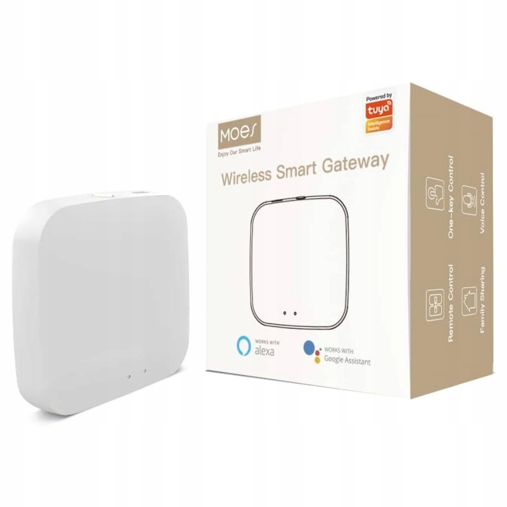 Multibrána Moes Mhub-W ZigBee 3.0 Bluetooth Mesh Wi-Fi Tuya Smart Life
