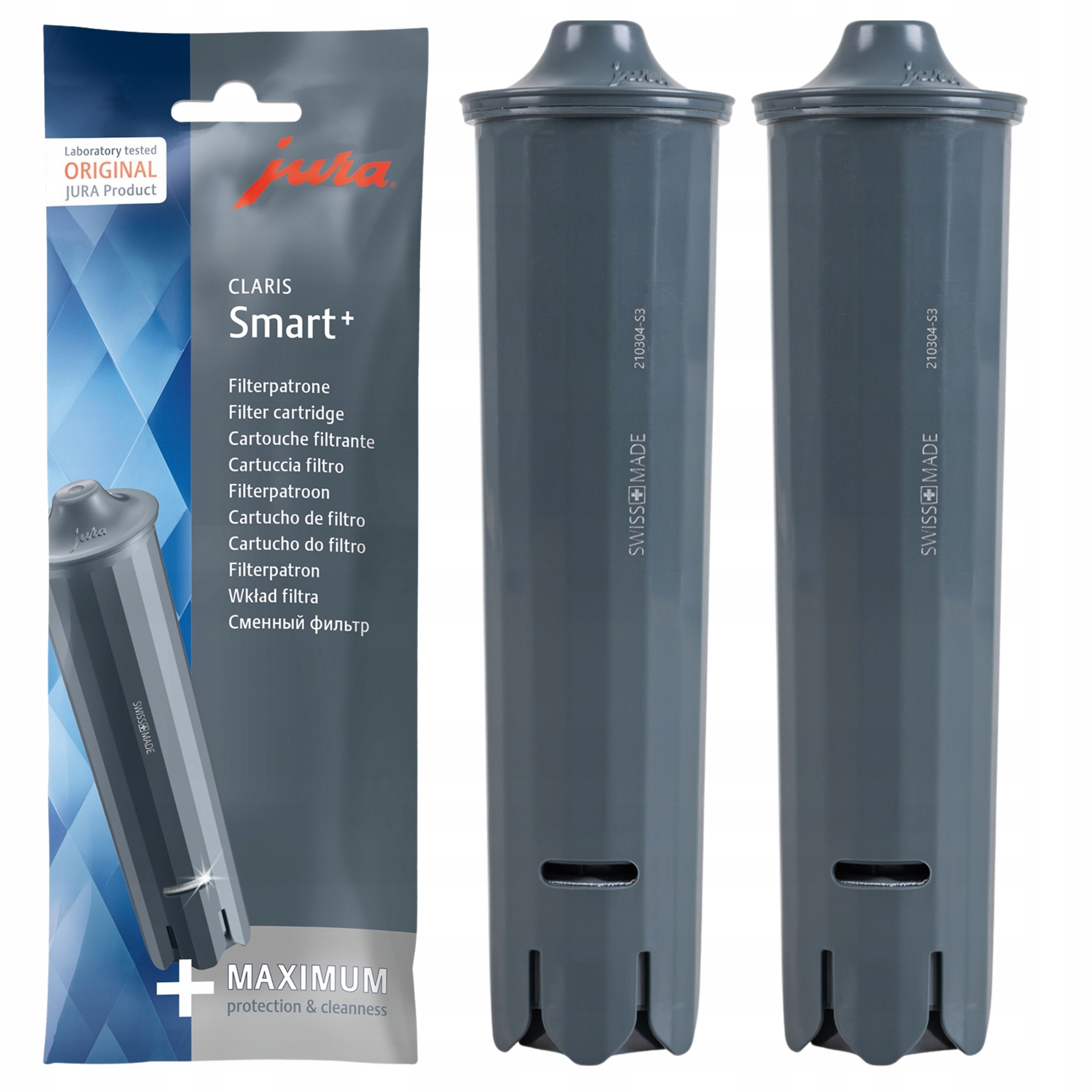 Filtry Náplň do vody do kávovaru Jura Claris Smart+ E8 Z6 E6 ENA8 Z10 2 ks