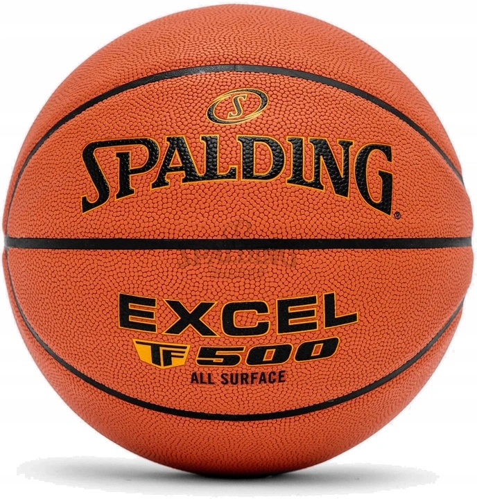 Spalding TF500 7 Excel piłka do koszykówki na halę i orlik skóra kompozyt