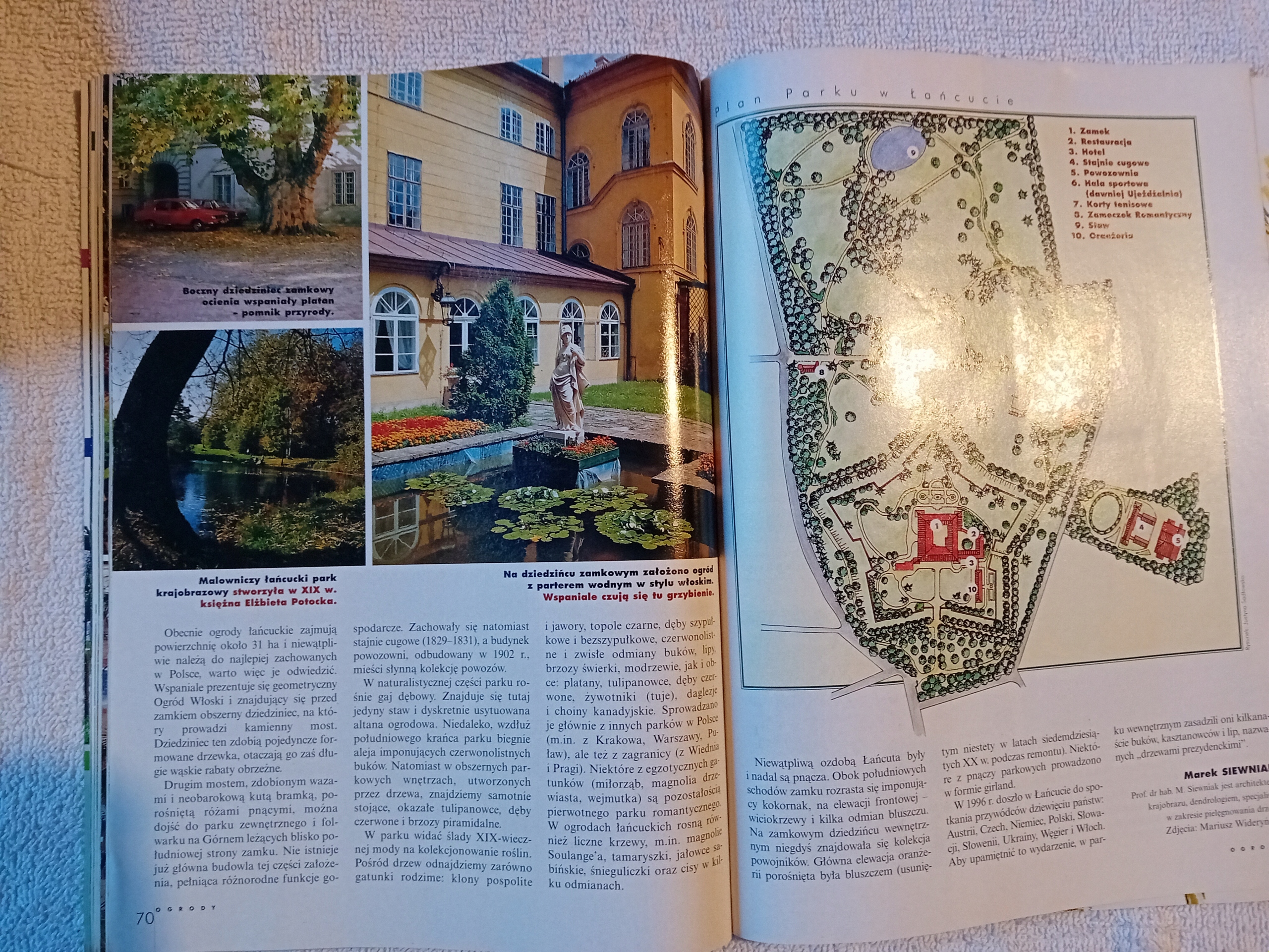 Ogrody. Nr 1 maj 1999 r. Język publikacji polski