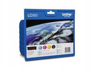 LC-985 Valbp (atrament multipack-čierna+tri farby) LC985VALBP