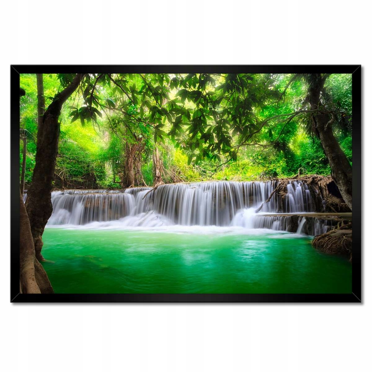 Plakáty v rámu 60x40 Krajina vodopád