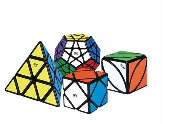 Zestaw magicznych kostek układanka logiczna 4 szt Kod producenta kostka zręczność prezent kostki