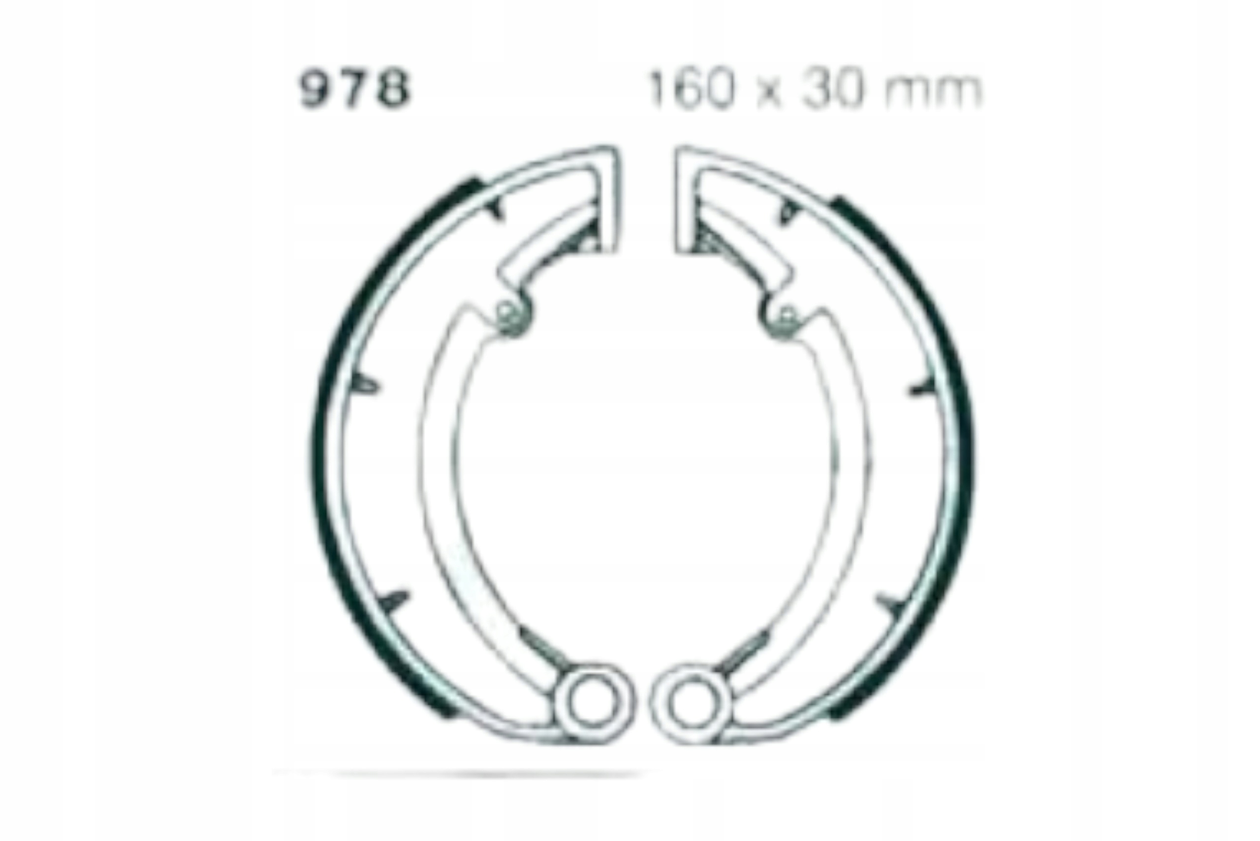 Szczęki hamulcowe EBC 978