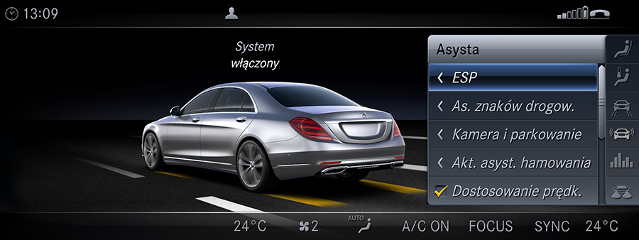MERCEDES S KLASA W222 NTG 5.5 RADIO POLSKIE MENU USA/EU Rodzaj inny