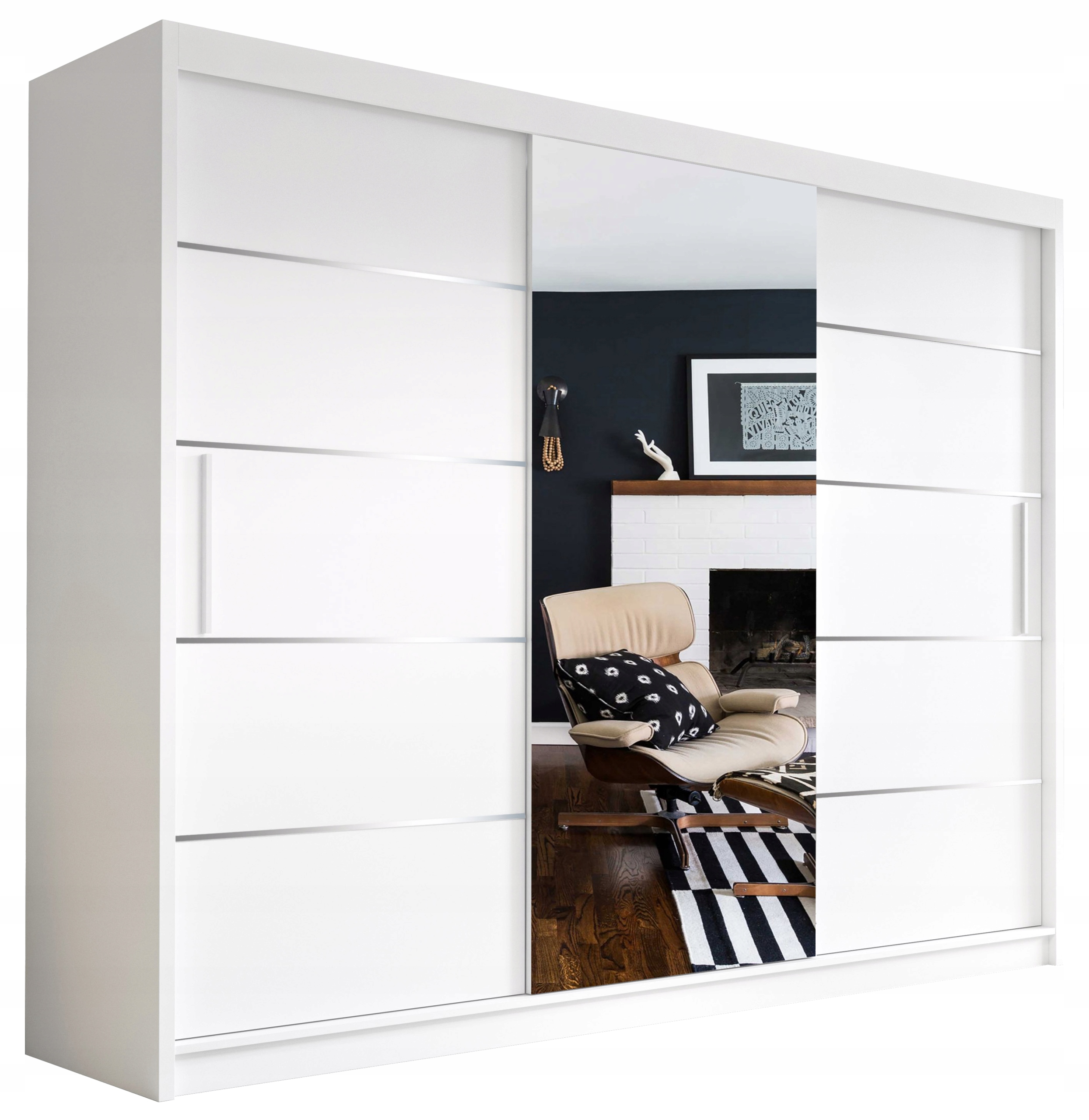 SZAFA PRZESUWNA ASTRA 233 lustro