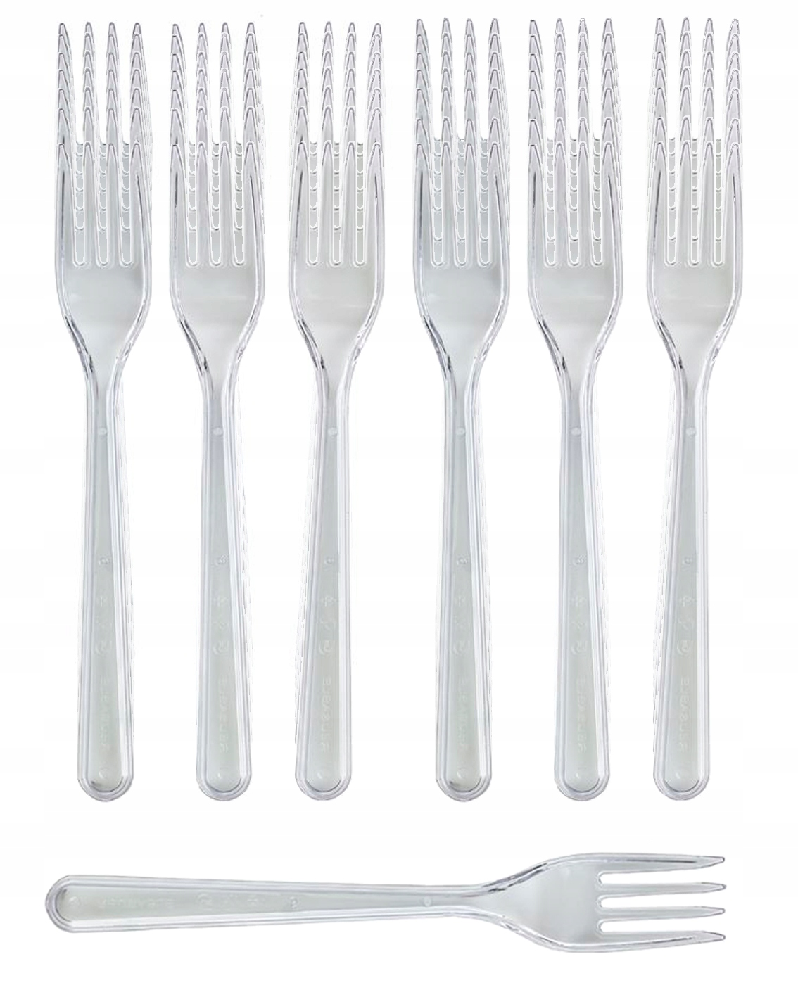 

Widelce grube plastikowe wielokrotnego użytku 50sz