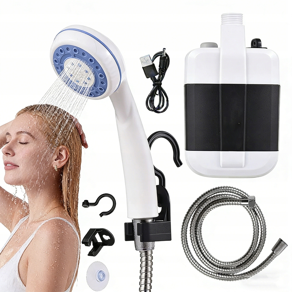 Turistická Elektrická Kempingová Sprcha S Odnímatelnou Přenosnou Pumpou