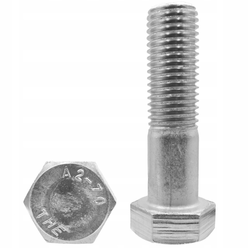 

M6X60 Śruba Nierdzewna 6KT Niepełny Gwint Śruby 10