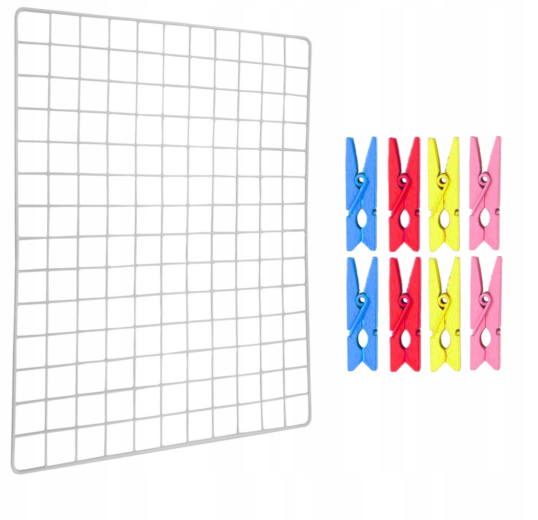 

Organizer Krata Ramka Na Zdjęcia Biała Spinacze