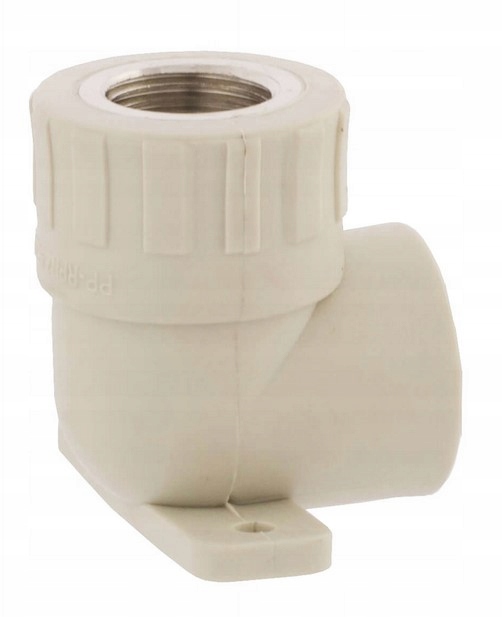 KOLANKO PP-R Z UCHWYTEM 20x1/2 GWINT WEWNĘTRZNY Typ kształtka