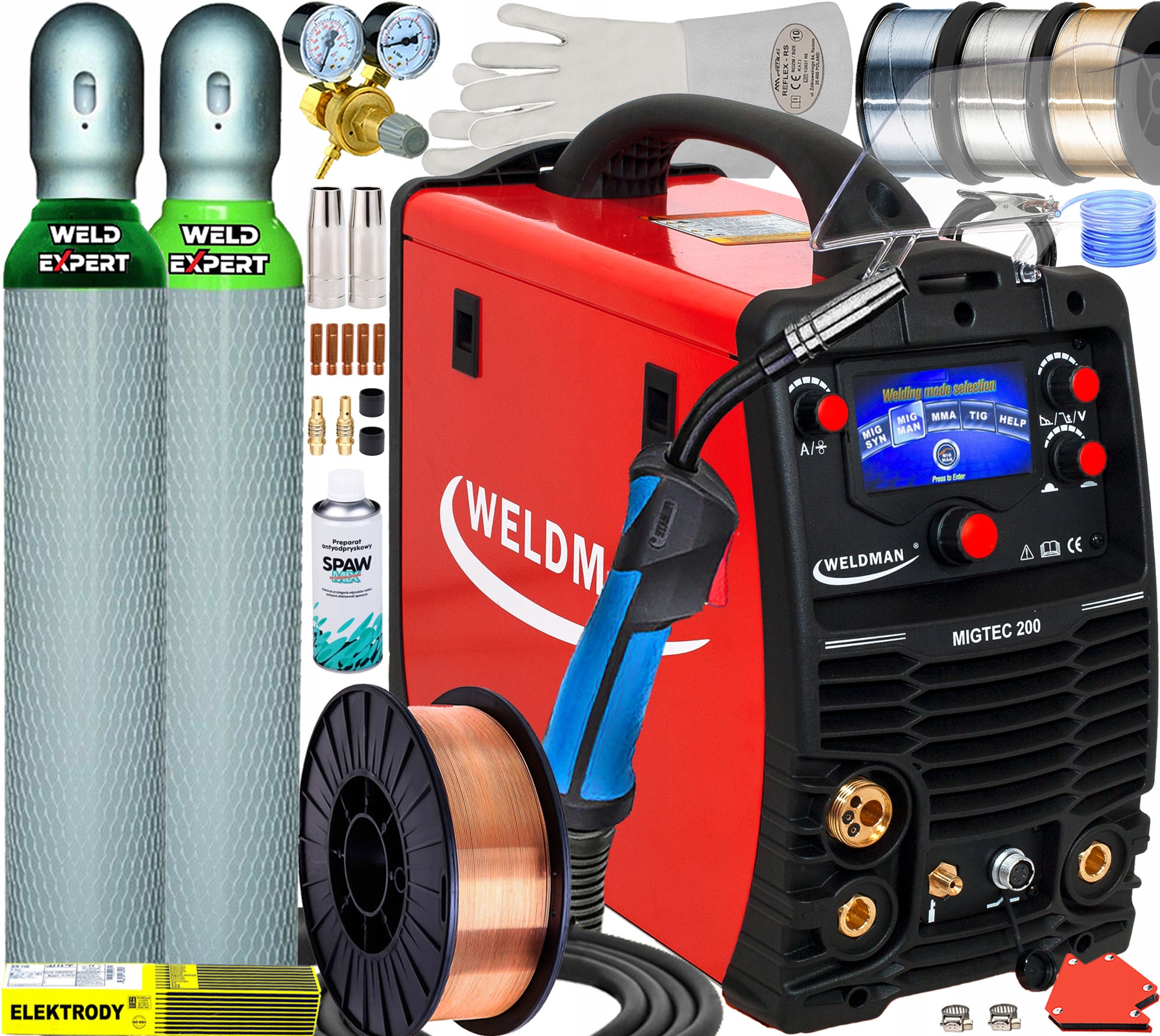 SPAWARKA PÓŁAUTOMAT WELDMAN MMA EURO SYNERGIA IGBT